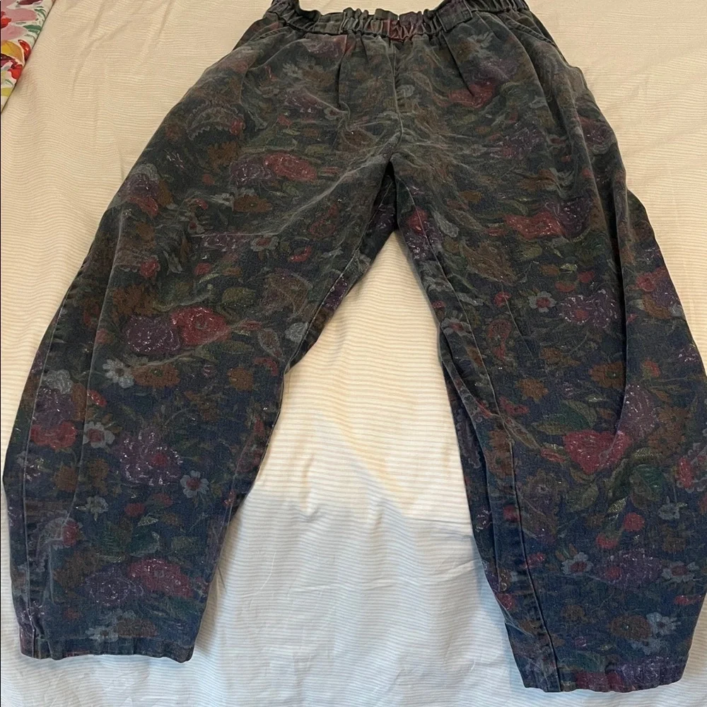 Vintage 80’s/90’s Floral Patterned Pants - Picture 5 of 7